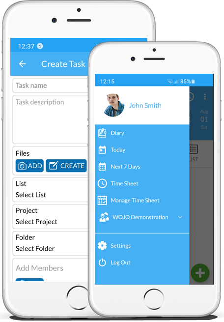 mobile screen